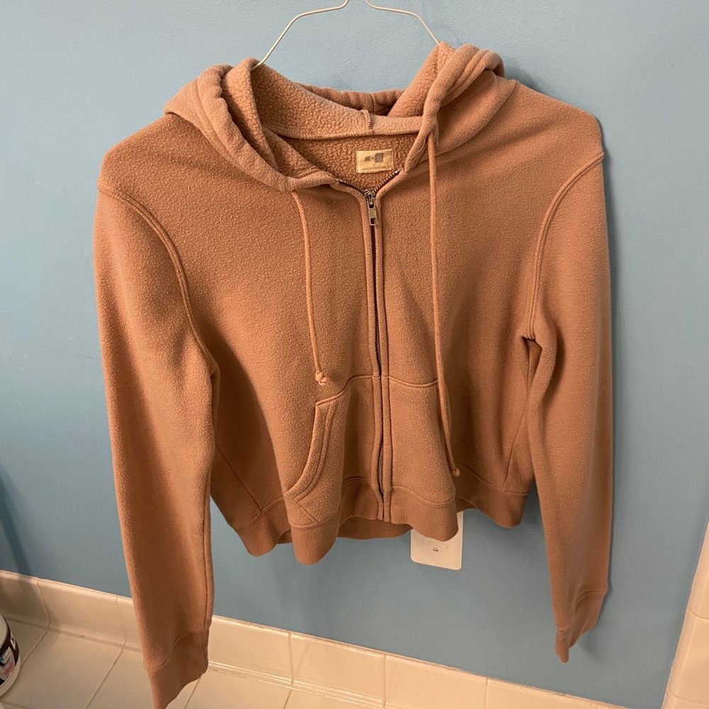 Pacsun Brown Zip Up